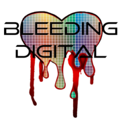 Bleeding Digital Logo with bleeding heart